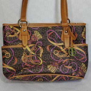 Giani Bernini Block Signature Chain Shoulder Bag